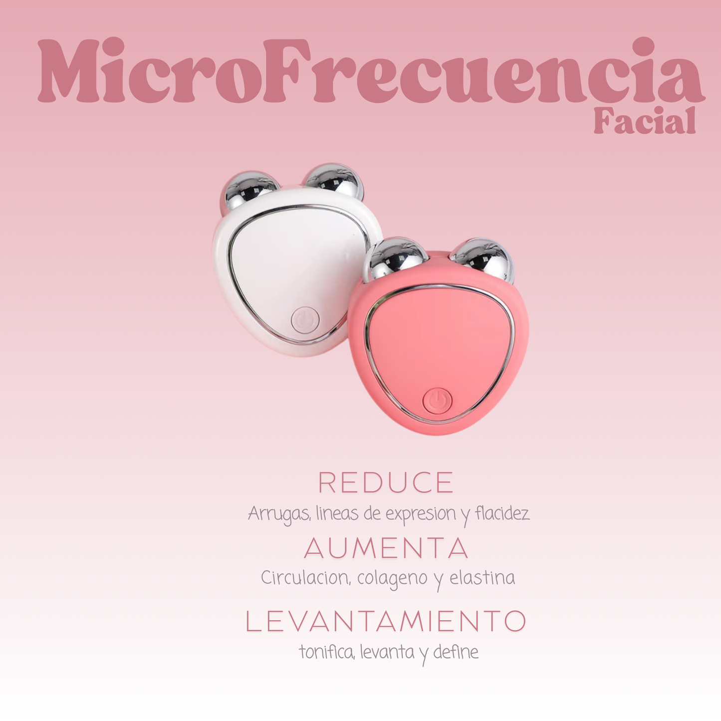 Masajeador de Microcorriente facial + Gel reductor de regalo